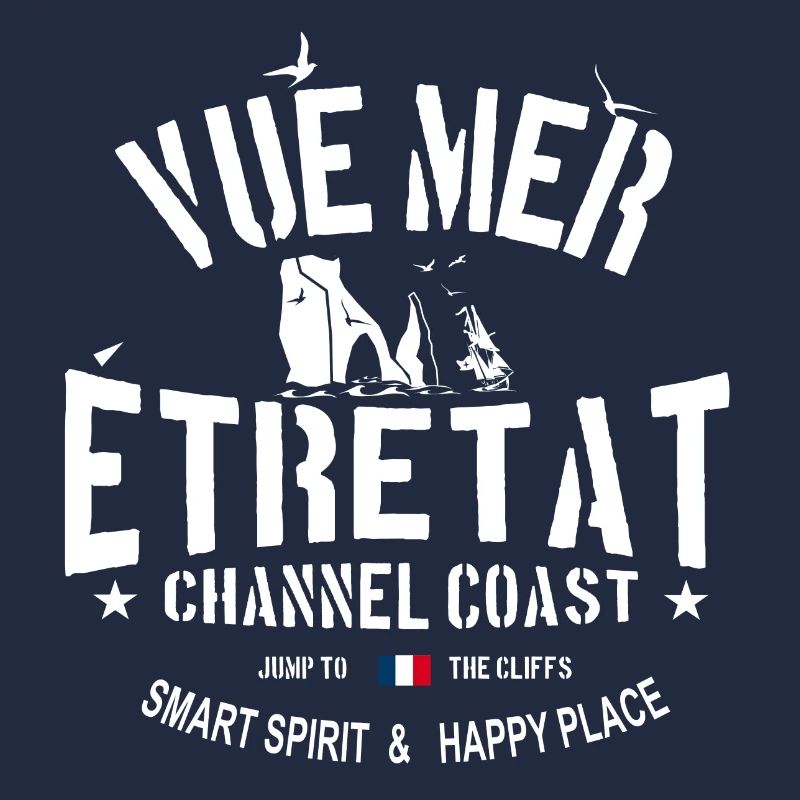 Vue Mer Etretat