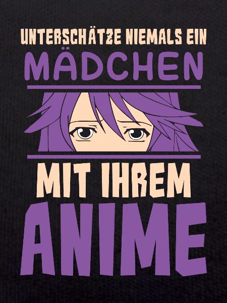 Mädchen mit ihrem Anime