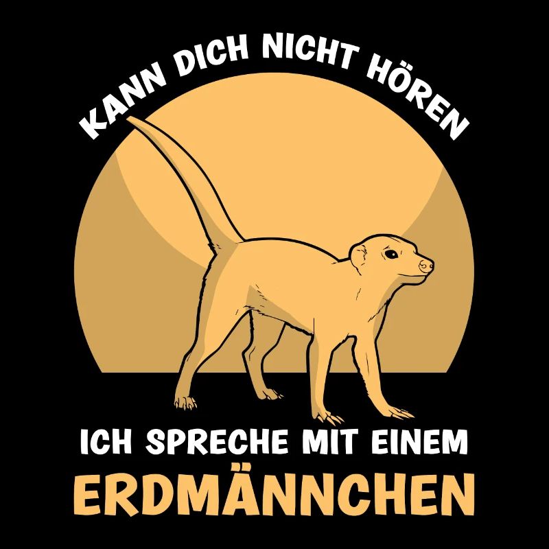 ich spreche mit einen Erdmännchen