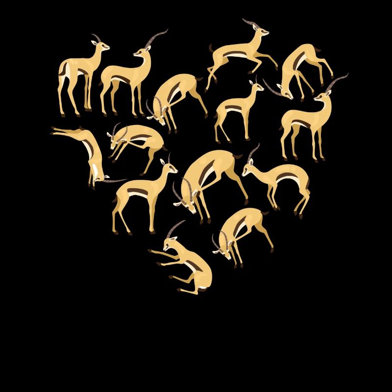Herz Antilope