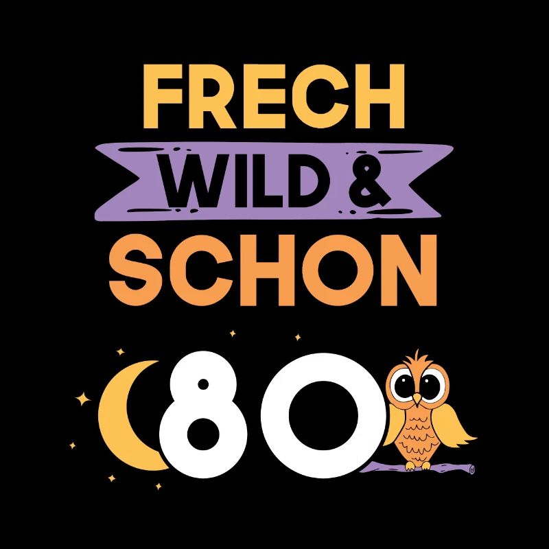 Geschenk 80 Jahre Geburtstag Eule