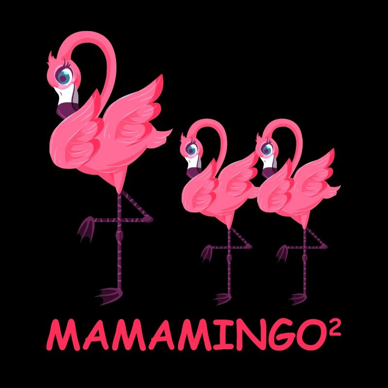 Schwanger werdene Mutter Zwillinge Flamingo