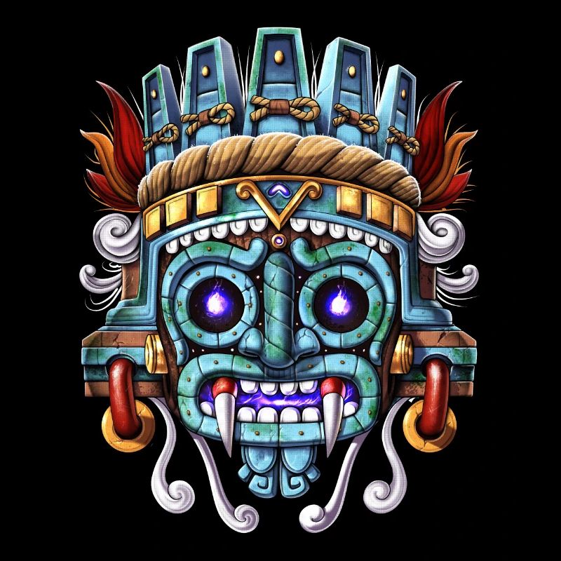 Aztekischer Gott Tlaloc