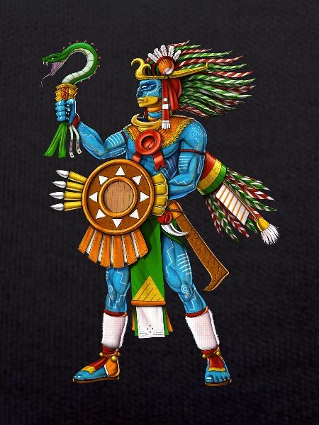 Aztec God Huitzilopochtli