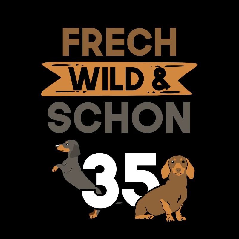 Geschenk 35 Jahre Geburtstag Dackel