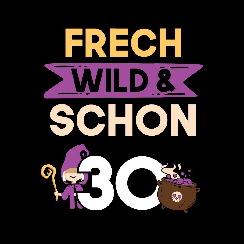 Geschenk 30 Jahre Geburtstag Halloween Hexe