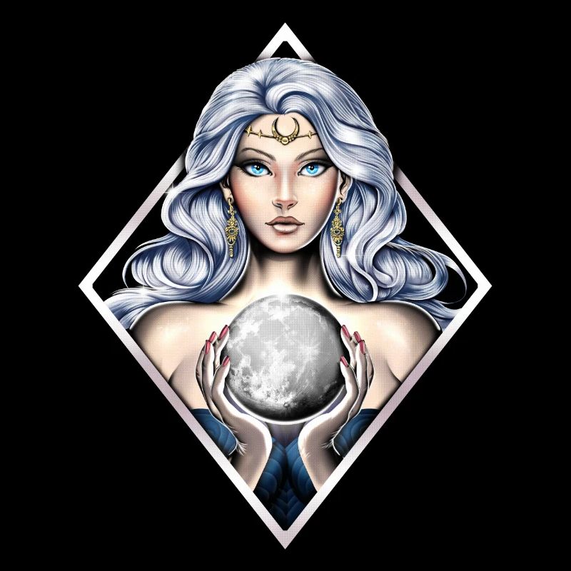 Déesse grecque de la lune Nyx