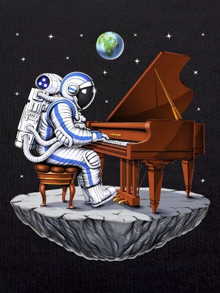 Space Astronaut Pianist