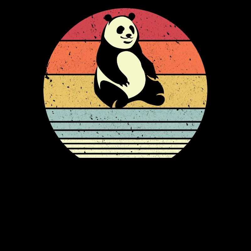 Panda Design. Produit de style rétro