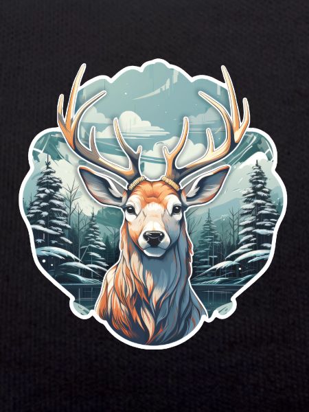Wintertime Deer