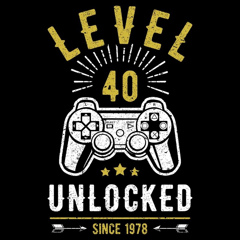 40. Geburtstag Geschenk Gamer Zocker Videospiel 40