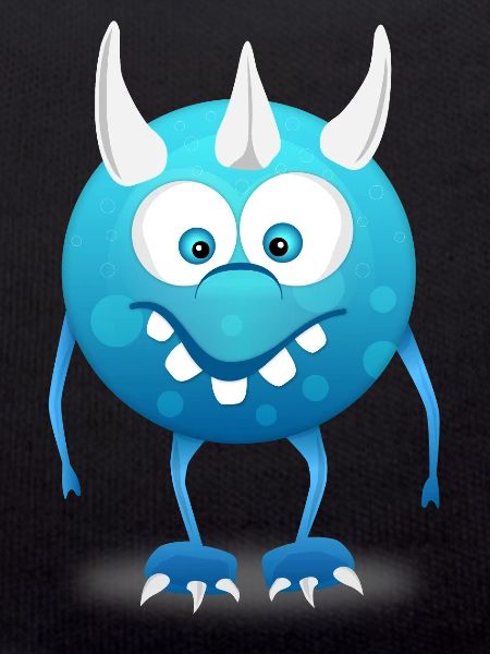 Bleu monstre