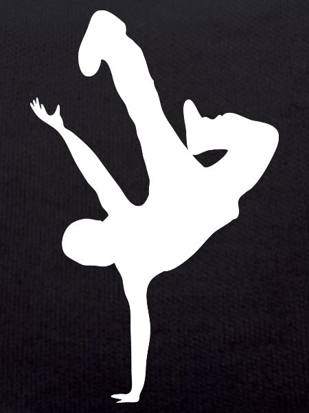Acrobatic Silhouette Print