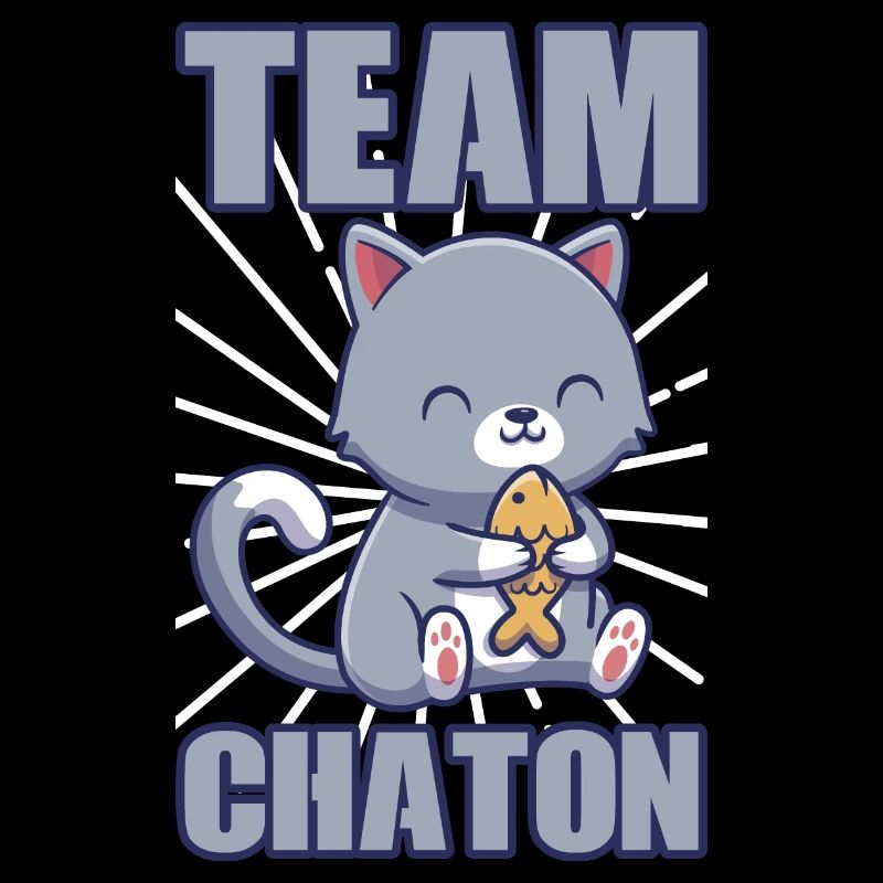 Team chaton | cadeau pour propriétaire de chat