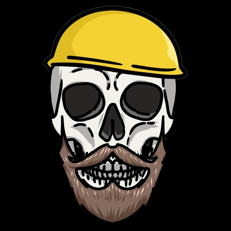 Artisanat Casque de sécurité Crâne Travaux de chantier Emploi