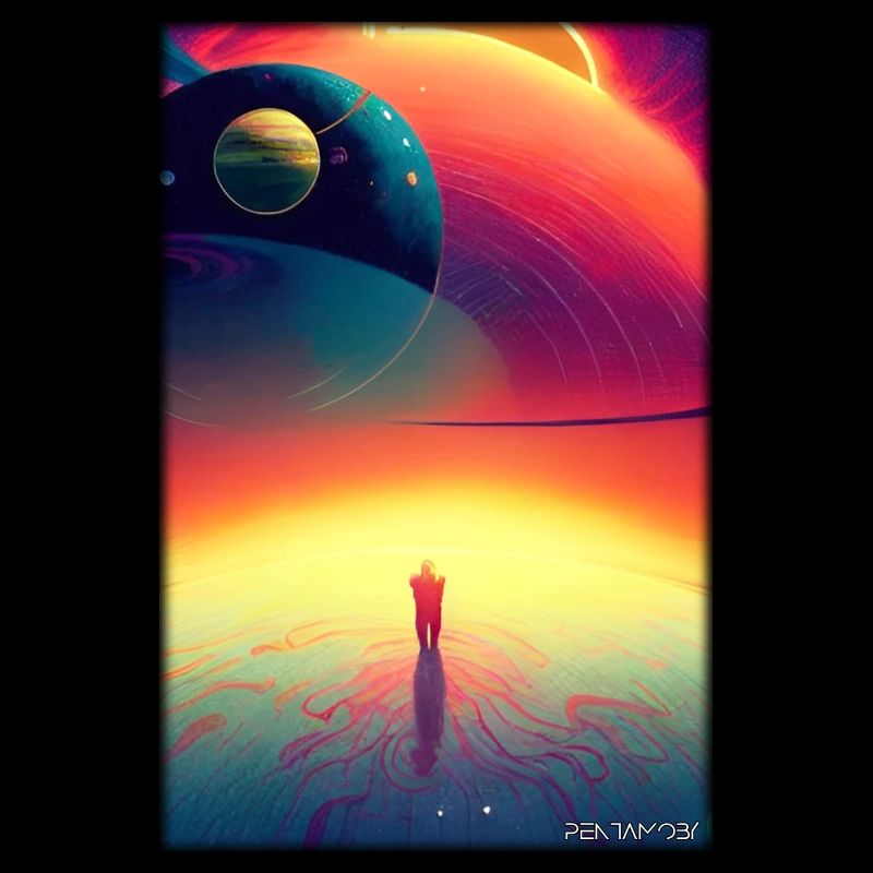 Galaxy Cosmos Universe Solar System Astronaute