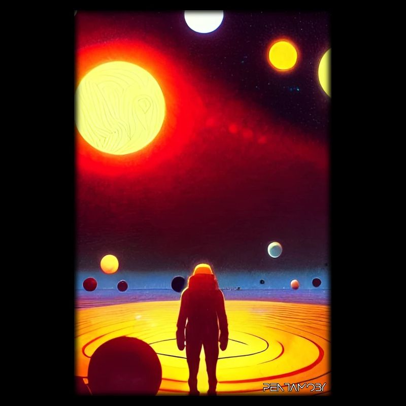 Galaxy Cosmos Universe Solar System Astronaute
