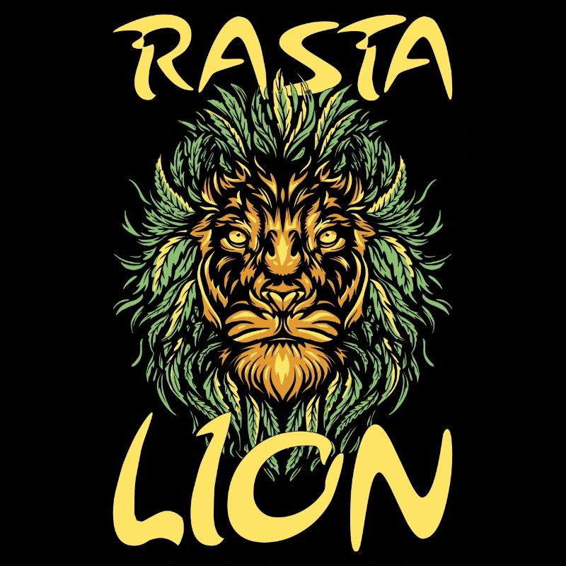 Rasta Lion Rastafari Cadeau