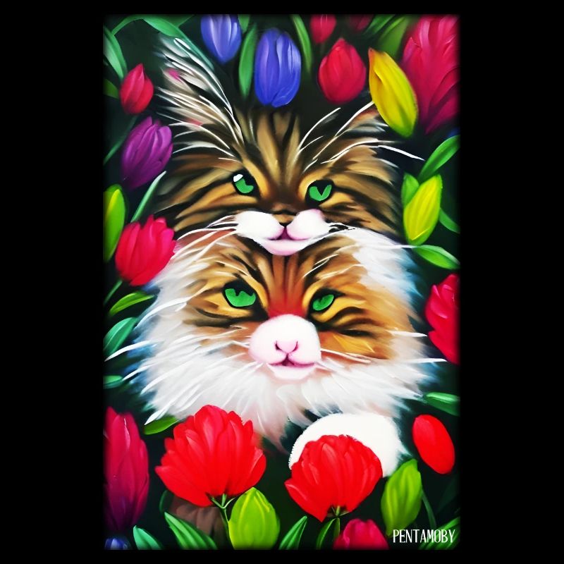 Chat Fleur Nature Fleur Jardin Chat Amour Chat Chat