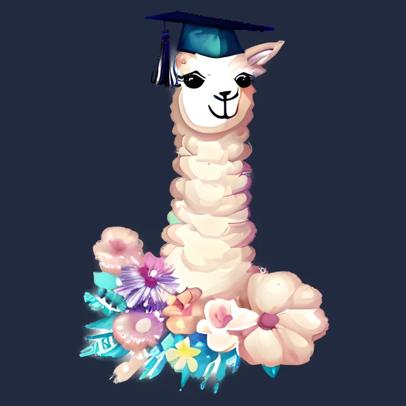 Bachelor Alpaka Studium Absolvent Schulabschluss