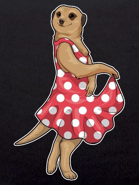 Erdmännchen Polka Dots Kleid