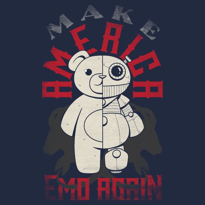 Emoticon Make America Emo Again Emocore Esthétique