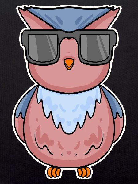 Owl with glasses