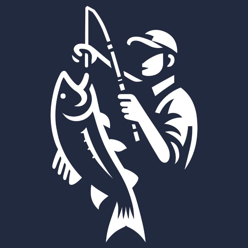 Angler with fish