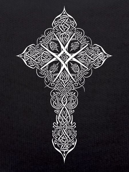 Mandala celtic cross