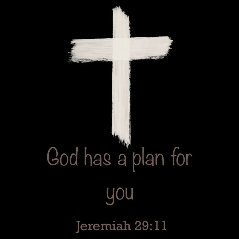Dieu a un plan pour toi Kreuz Christ Glaube