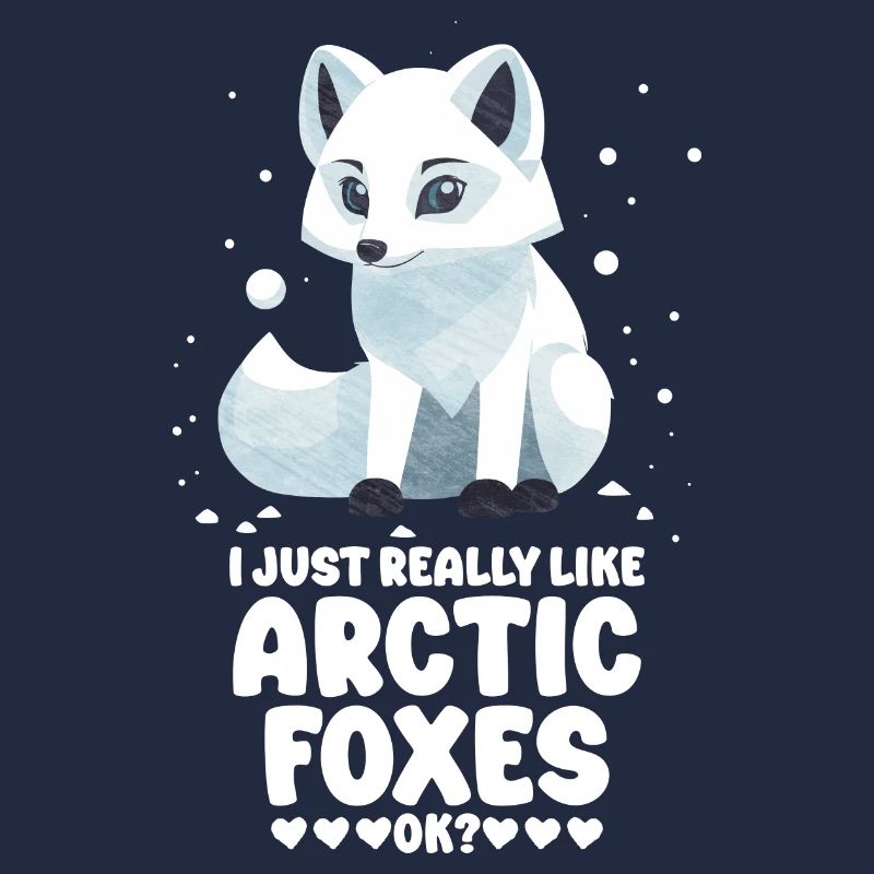 Niedliches Polarfuchs-Geschenk