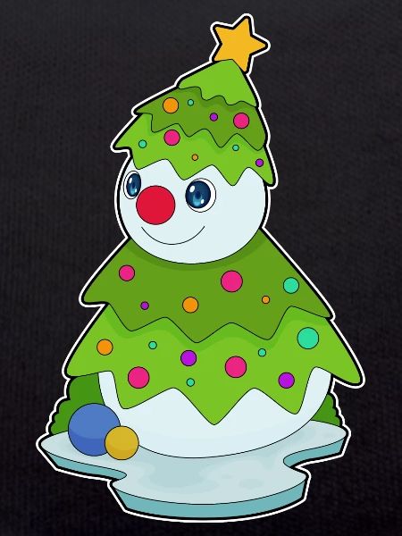 Snowman Christmas Christmas Tree