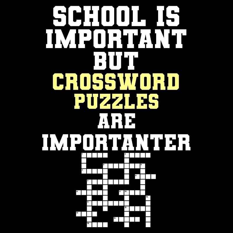 School Is Important Crossword Puzzle Importanter