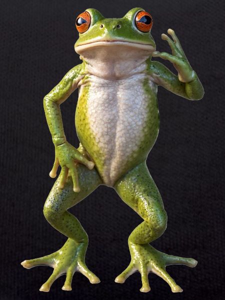 Tanzender Frosch