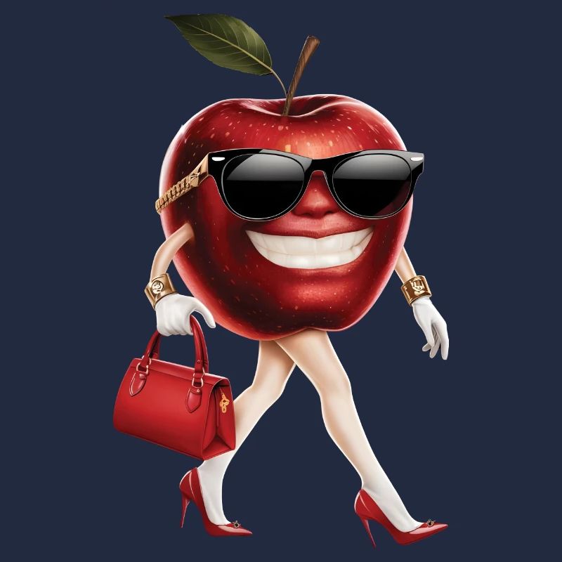 Frauen Apfel