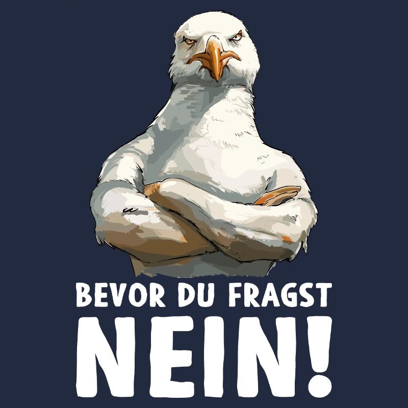 Möwe Seevogel Bevor du fragst Nein
