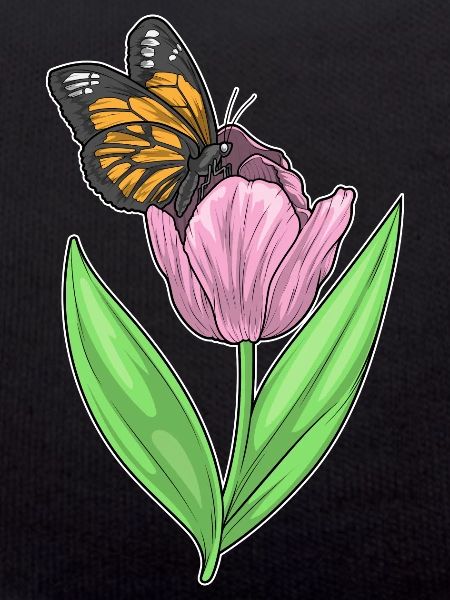 Schmetterling Tulpe