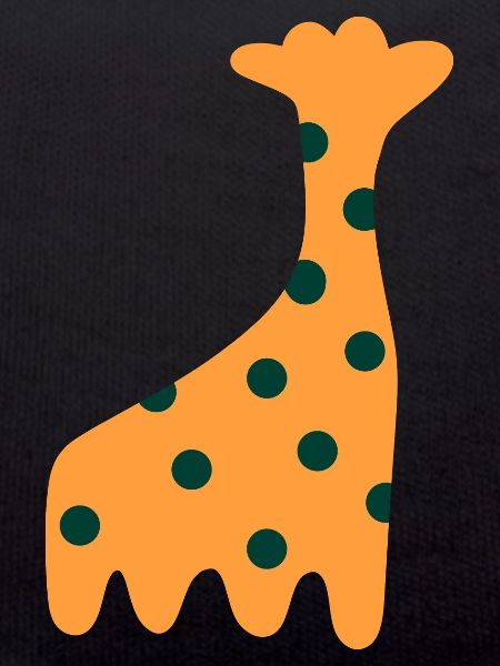 Cute Orange Giraffe