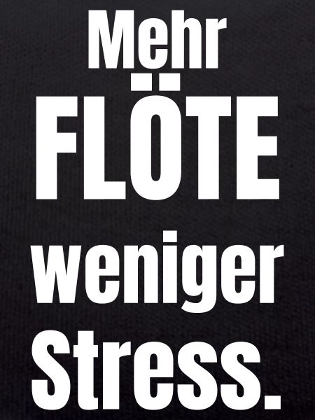 More flute, less stress