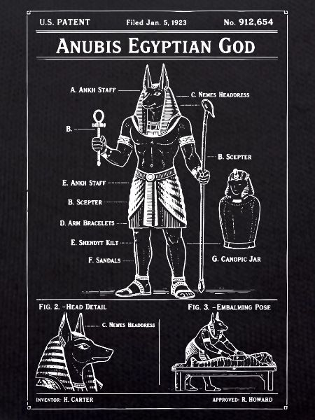 Anubis Blueprint Icon Tee