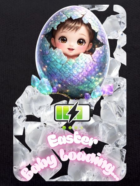 Osterknospe Baby-Ei Explosion