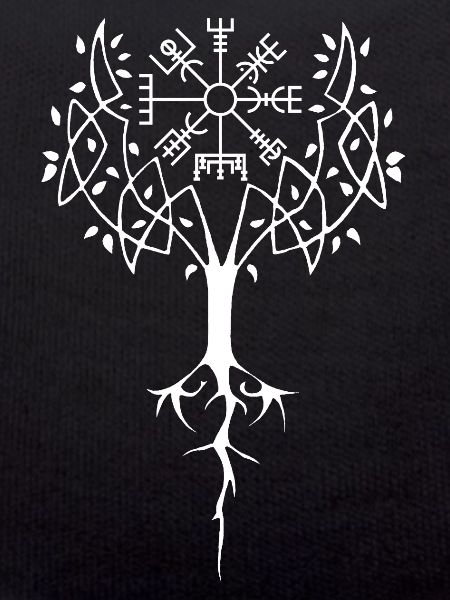 Runic Tree of Life (White)