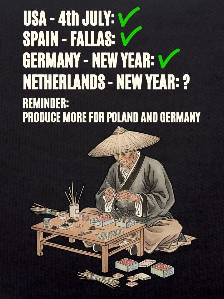 Vuurwerk for Netherlands