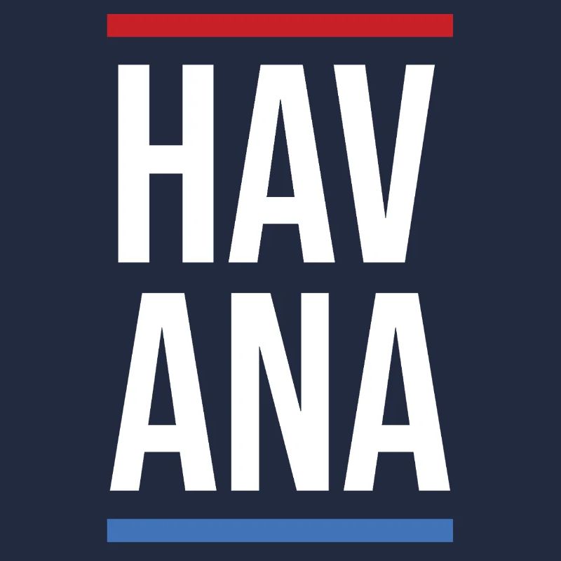 Havana Bold Mono with Red Blue Stripes