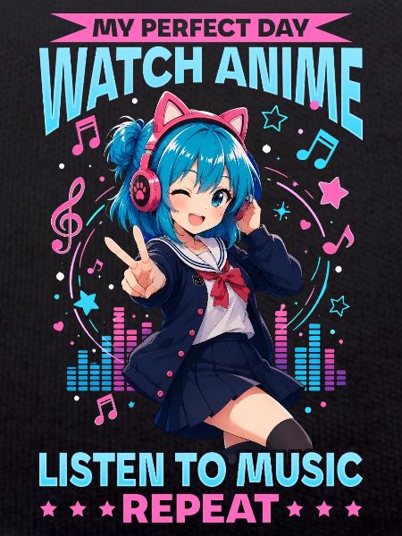 Anime and Music Chibi