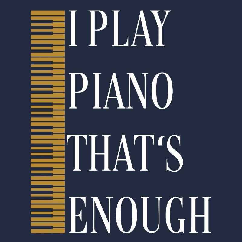 Je joue du piano, ça suffit. Statue de piano