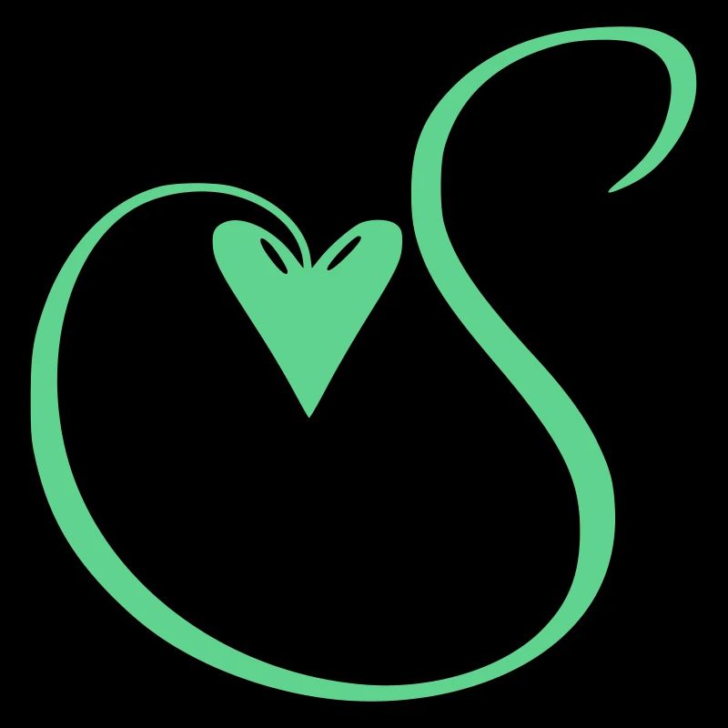 Monogramme S Cœur Vigne