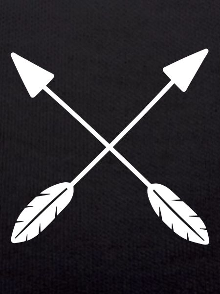 Graphic Crossed Arrows