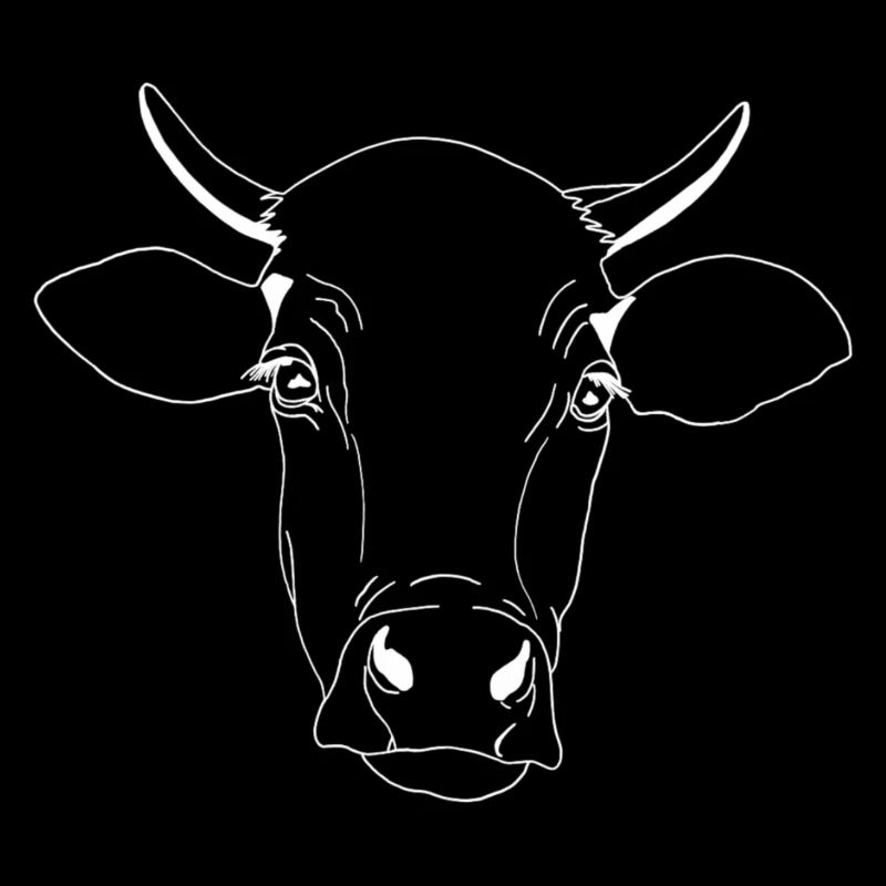 Kuh / Stier Illustration Design