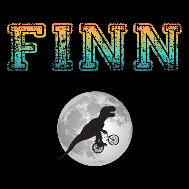 FINN - Beautiful boy name with dinosaur